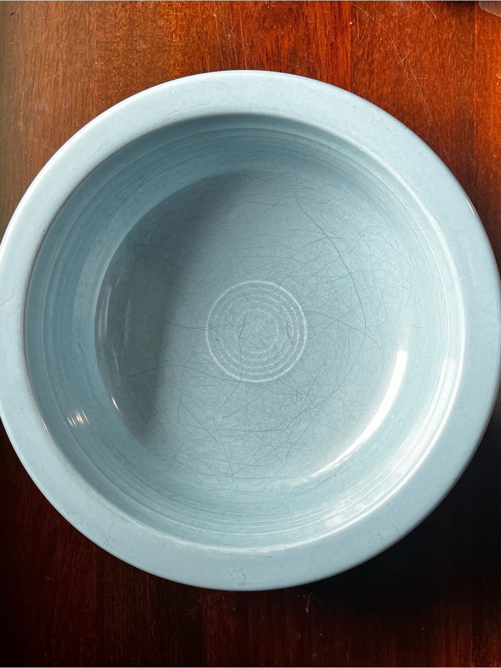 Fiestaware periwinkle large serving bowl